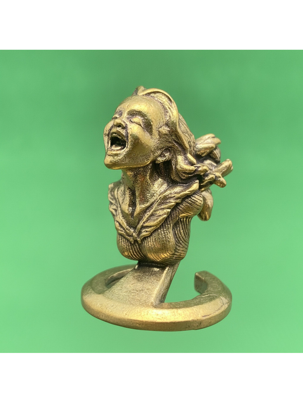 The Goddess of Scream Brass Crafts Desktop Ornaments